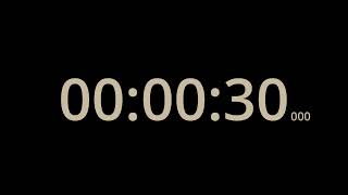 30 Seconds Timer / Countdown - 4K 60FPS