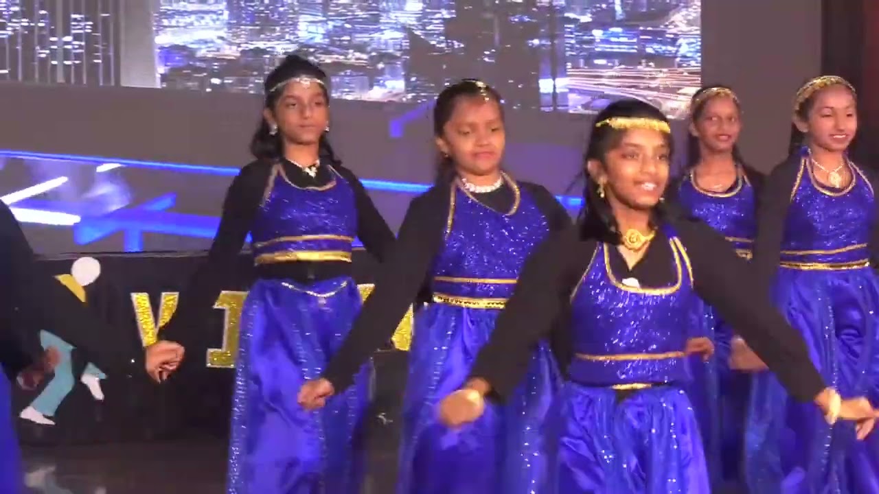 St.Mary's Convent Higher Secondary School Alibag Annual day 2024-25 Dubai Girls dance Std v