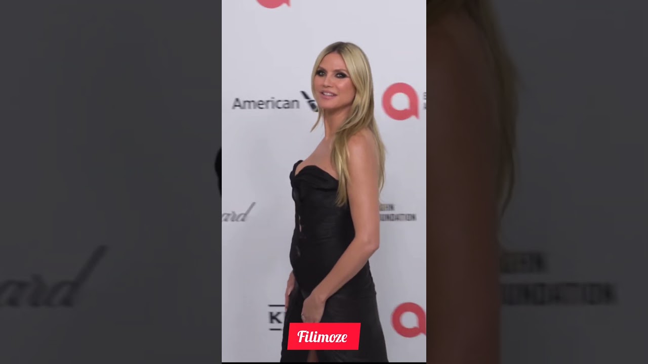 Heidi Klum dazzles in stunning style at the Elton John AIDS Foundation Oscars 2025 gala.