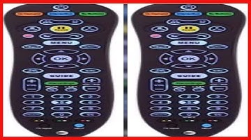 AT&T Black Uverse Universal Standard TV Multi-Functional Remote Control