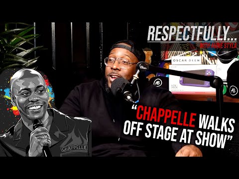 Dave Chappelle Walks Out After Audience Member Pulls Out Phone || Respectfully... Podcast