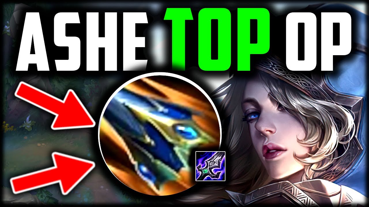 ASHE TOP IS CRACKED WITH NEW ITEMS! (Best Build/Runes) Ashe Top pre