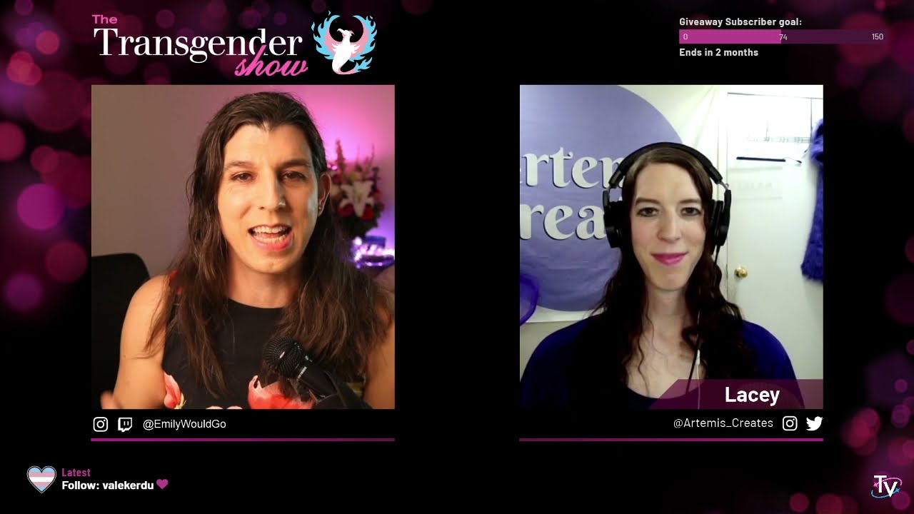 Lacey Artemis on The Transgender Show for Transgender Day of Visibility (on The Transverse Network)