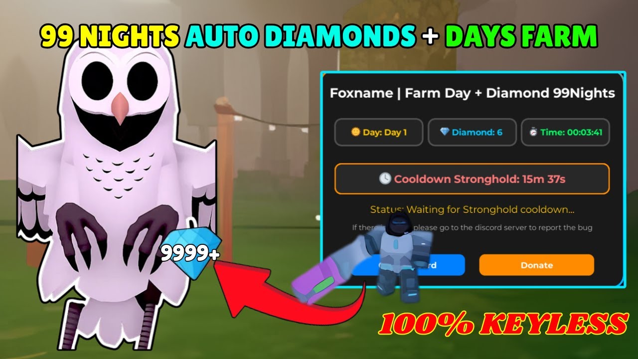 99 Nights in the Forest Roblox Exploit (No KEY) – Auto Diamonds Farm | Latest Working 2026 Script