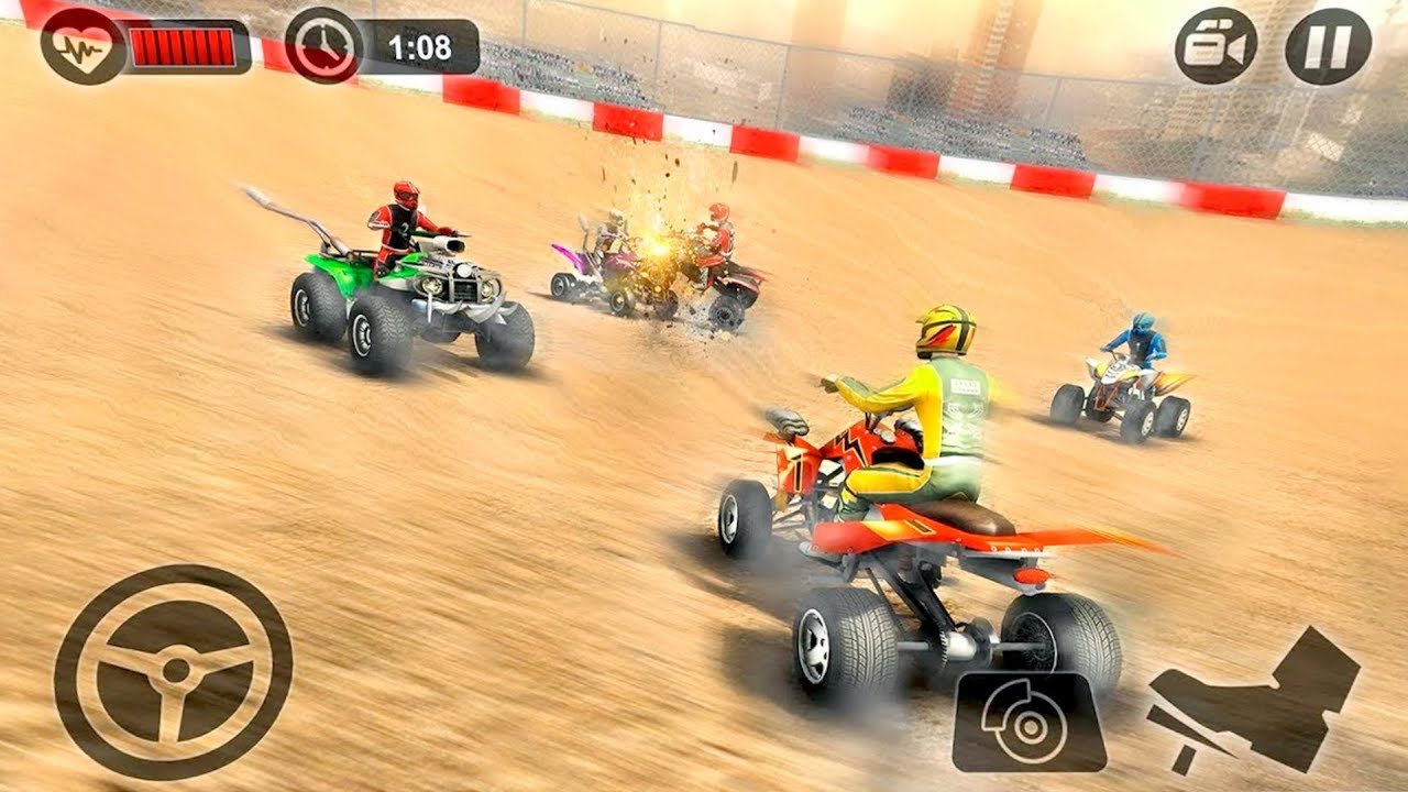 Quad Bike Crash Arena ATV Destruction Derby by Tech 3D Games Studios - Android Gameplay