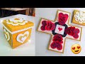 Como hacer Caja Explosiva ♡ Regalos para mi Novi@ ♡ caja expandible para san valentin