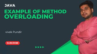 Example of Method Overloading in JAVA || PART 2