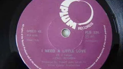 Lionel Petersen - I need a little love