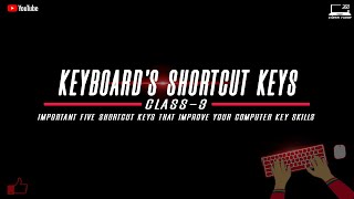 Keyboard shortcut keys class 3 | shortcut keys | কীবোর্ড শর্টকাট কী ক্লাস 3 | Important shortcut key screenshot 5