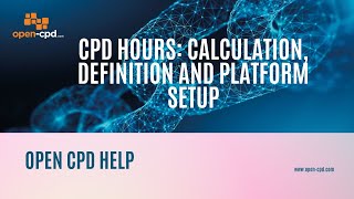 CPD Hours: Calculation, Definition and Platform Setup Net Worth