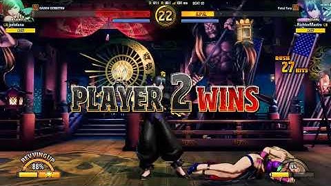 Fatal Fury City of the Wolves - patelana (B. Jenet) vs Richter Masters (Hotaru)