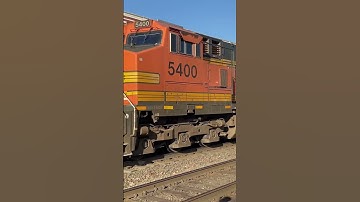 BNSF intermodal with friendly conductor!