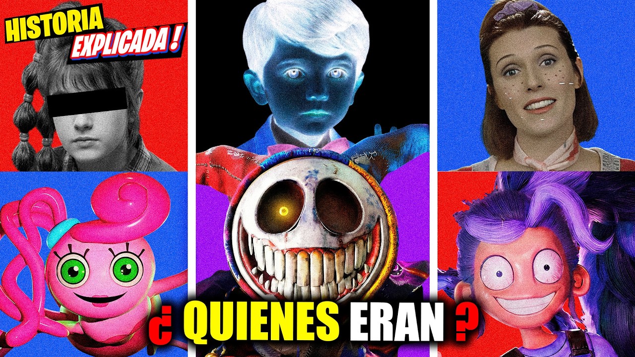 Los HUMANOS ANTES de SER JUGUETES ( El LORE de POPPY PLAYTIME )