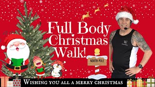 Christmas Walking Workout ? 5000 Steps Walk At Home Knee Friendly No Jumping ?