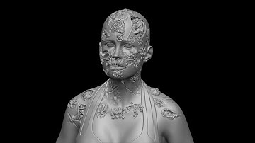 how to create a zombie vdm brush in zbrush