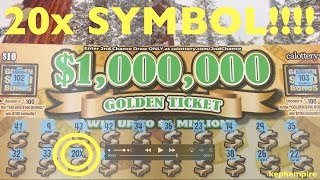 This video is sponsored by playtika’s house of fun :) epic. win. 20x
baby. enjoy! scratchers played in video: golden ticket - $10 scratcher
x1 ti...