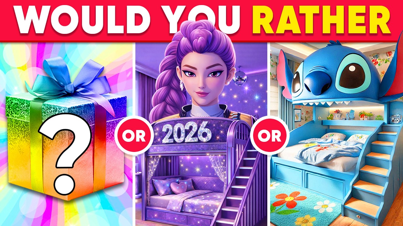 Would You Rather - Build Your Dream Fantasy House 🏡🌈✨ Mystery Gift Edition 🎁😍 Daily Quiz