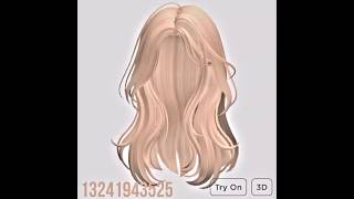 Roblox cute hair codes (blonde)