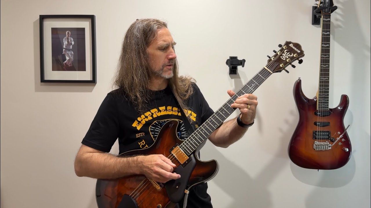 Kid Charlemagne solo (Larry Carlton) on my new Ibanez Artcore ASH300