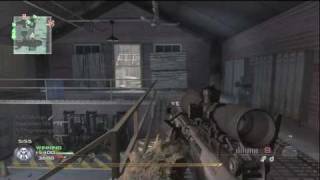 COD MW2: Practicing Quick Scopes on Boosters!