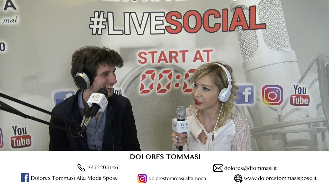 Intervista a Dolores Tommasi a Radio Lombardia Stilista abiti da sposa  Milano - YouTube