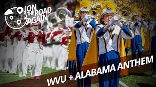 Wvu Vs. Alabama - Both Marching Bands Play The National Anthem