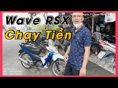 Video Wave RSX 100 làm máy 110 chạy tiền kiếm cơm - youtube