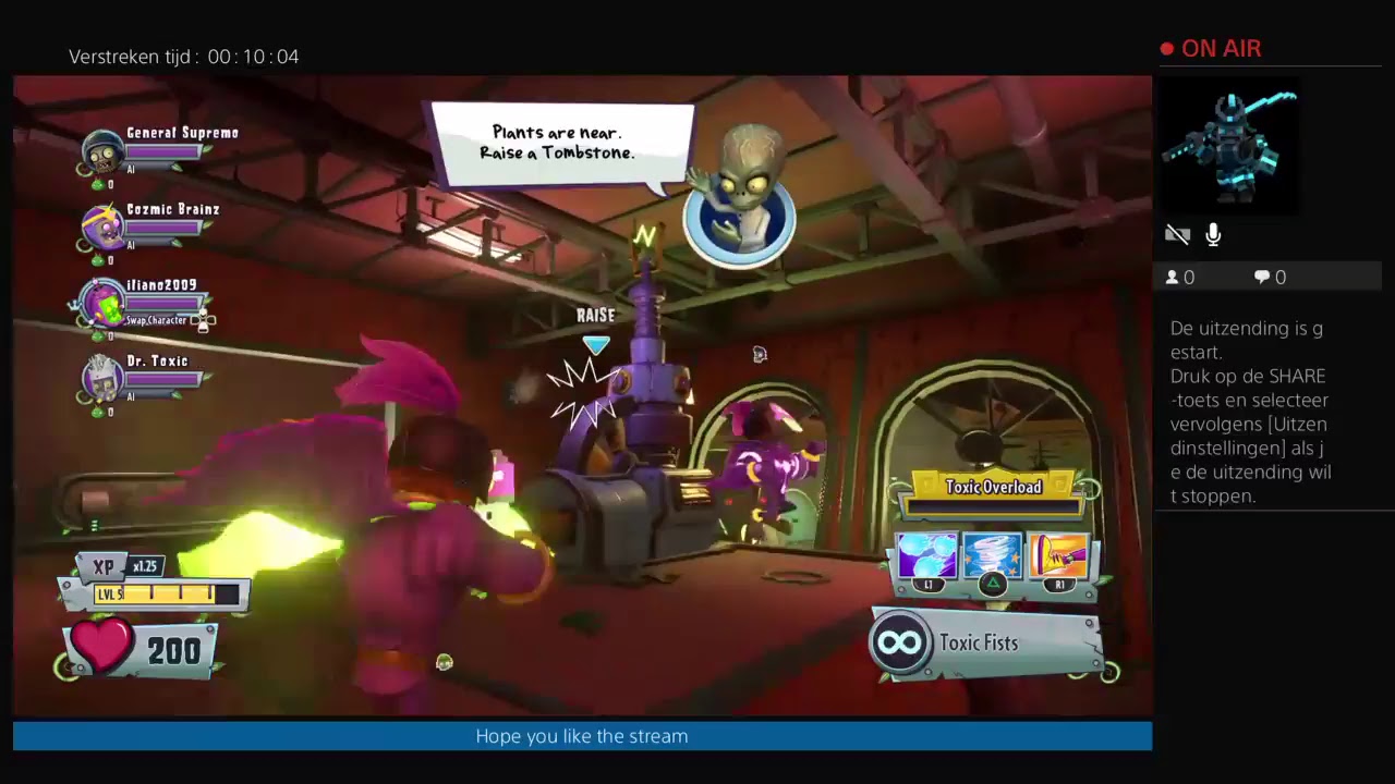 live pvz gw2 broatcast: wonder portal gameplay