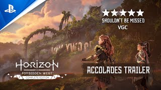 Horizon Forbidden West Complete Edition - Launch Accolades Trailer | PS5 Games