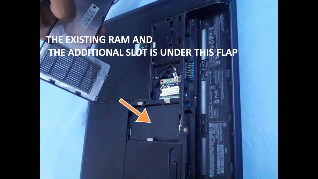 Upgrading RAM on HP 1000 Notebook PC - YouTube