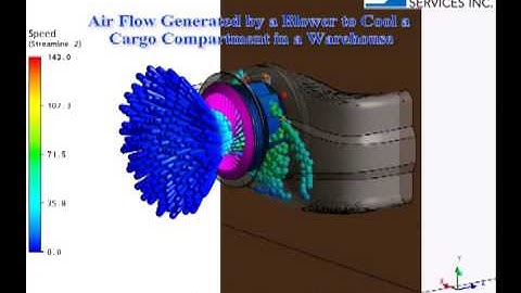 Stress Engineering - Air Flow Generated by a Blower (2)
