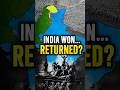 Why India returned Haji Pir Pass? | 1965 War Truth #history #military #shorts