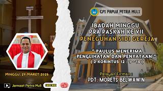 Ibadah Peneguhan Anggota Sidi Gereja  29 Maret 2026