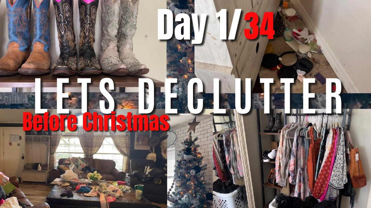 DAY ONE Messy to minimal Declutter + Clean My Whole House Before