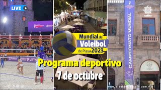 Tercer programa de la Cobertura Especial del Campeonato Mundial de Voleibol de Playa Tlaxcala 2023