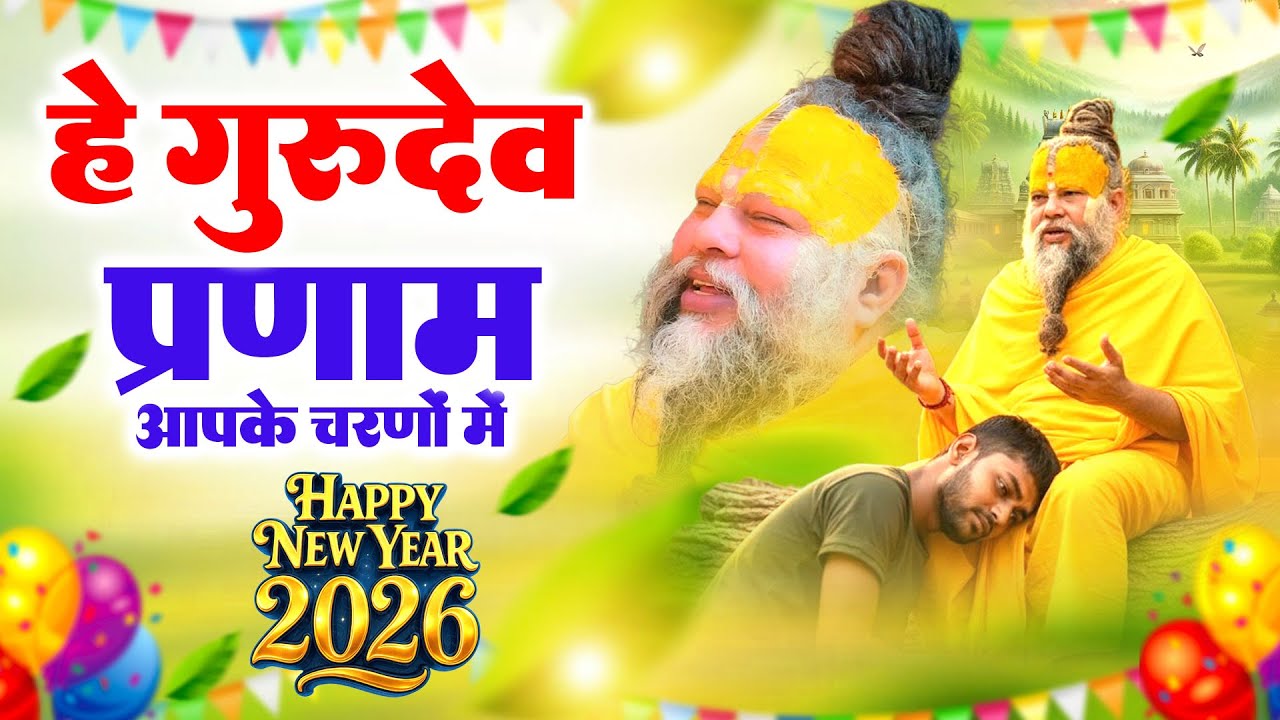 30 फस्ट पर सुने ये 2025 और 2026 की सबसे प्यारी गुरुदेव वंदना | हे गुरुदेव प्रणाम आपके चरणों में Song