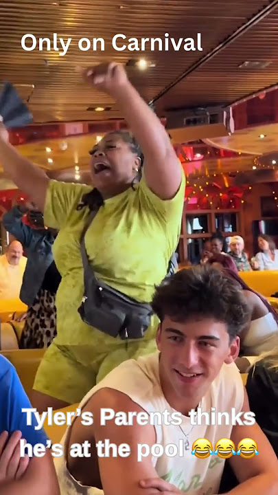 Tyler hit that Carnival cruise karaoke like he *was* Keith Sweat the Aunties were pleased 😂 #cruise
