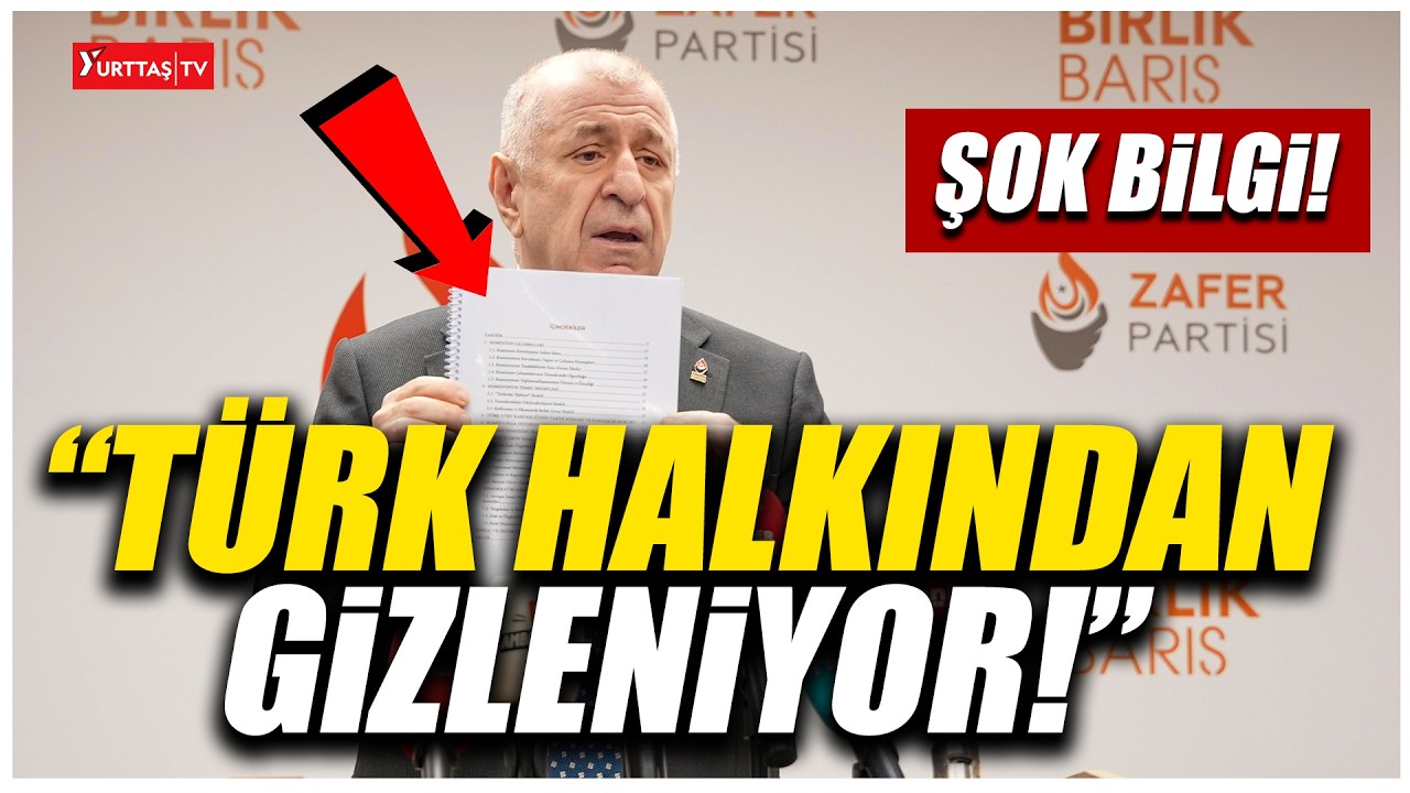 Ümit Özdağ şok bilgiyi ifşa etti! “Türk halkından gizleniyor!”