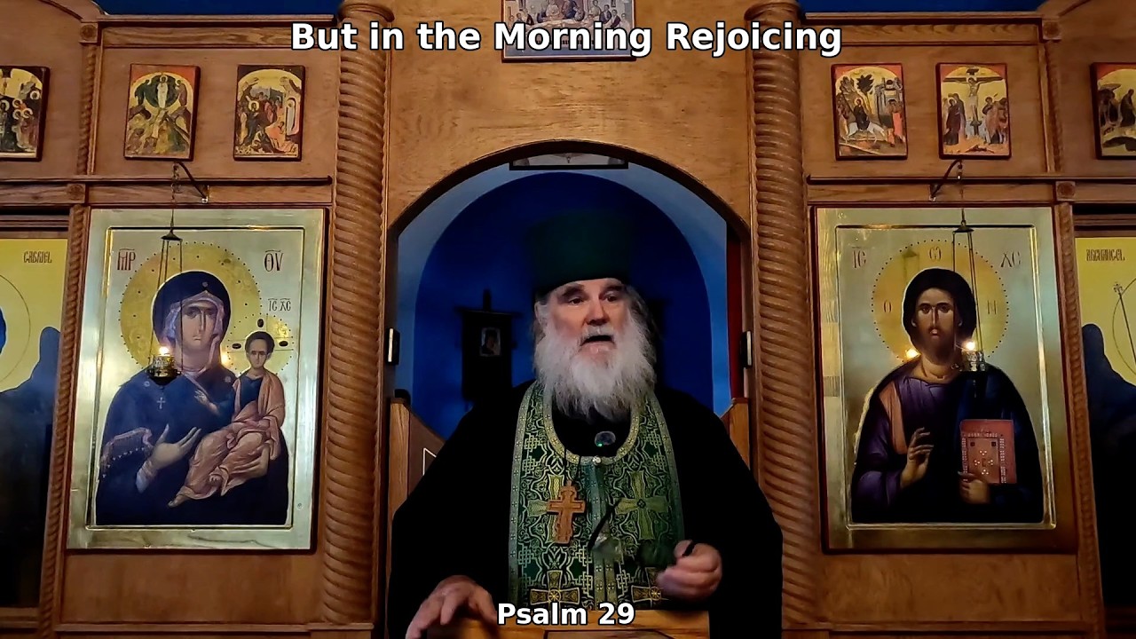 But in the Morning Rejoicing: Psalm 29