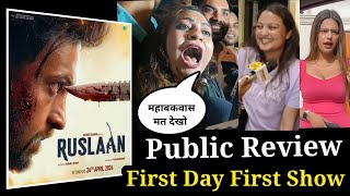 ruslaan movie Public Review &amp; Reaction | ruslaan Movie Review |  ruslaan movie first day first show