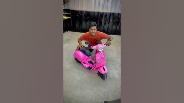 Mini Vespa scooter Unboxing and fittings #vespascooter