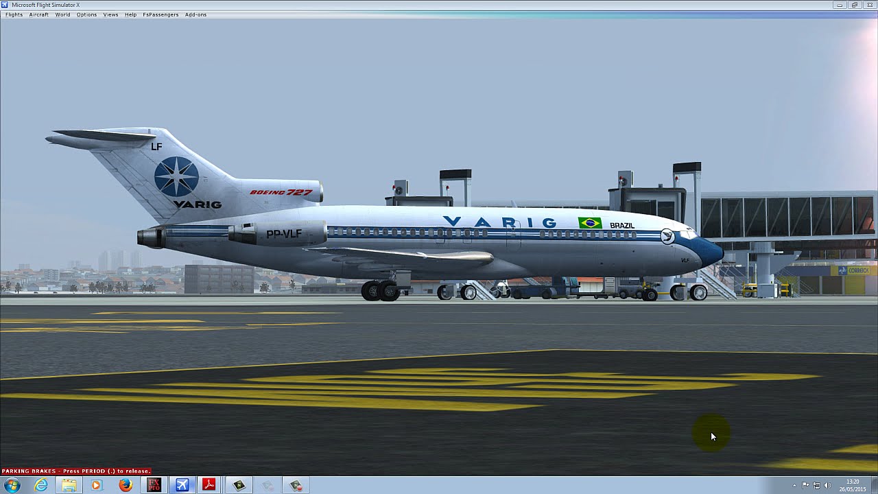 FSX 727 Captain Sim Completão - YouTube