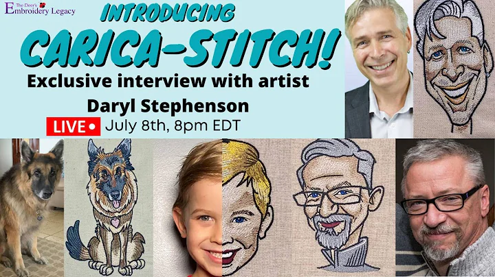 Carica-Stitch - Personalized Embroidery Caricature...