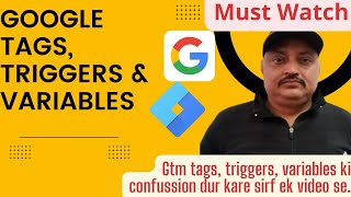 Tags, triggers, and variables in Google Tag Manager! Full course of Google Tag manager for beginners