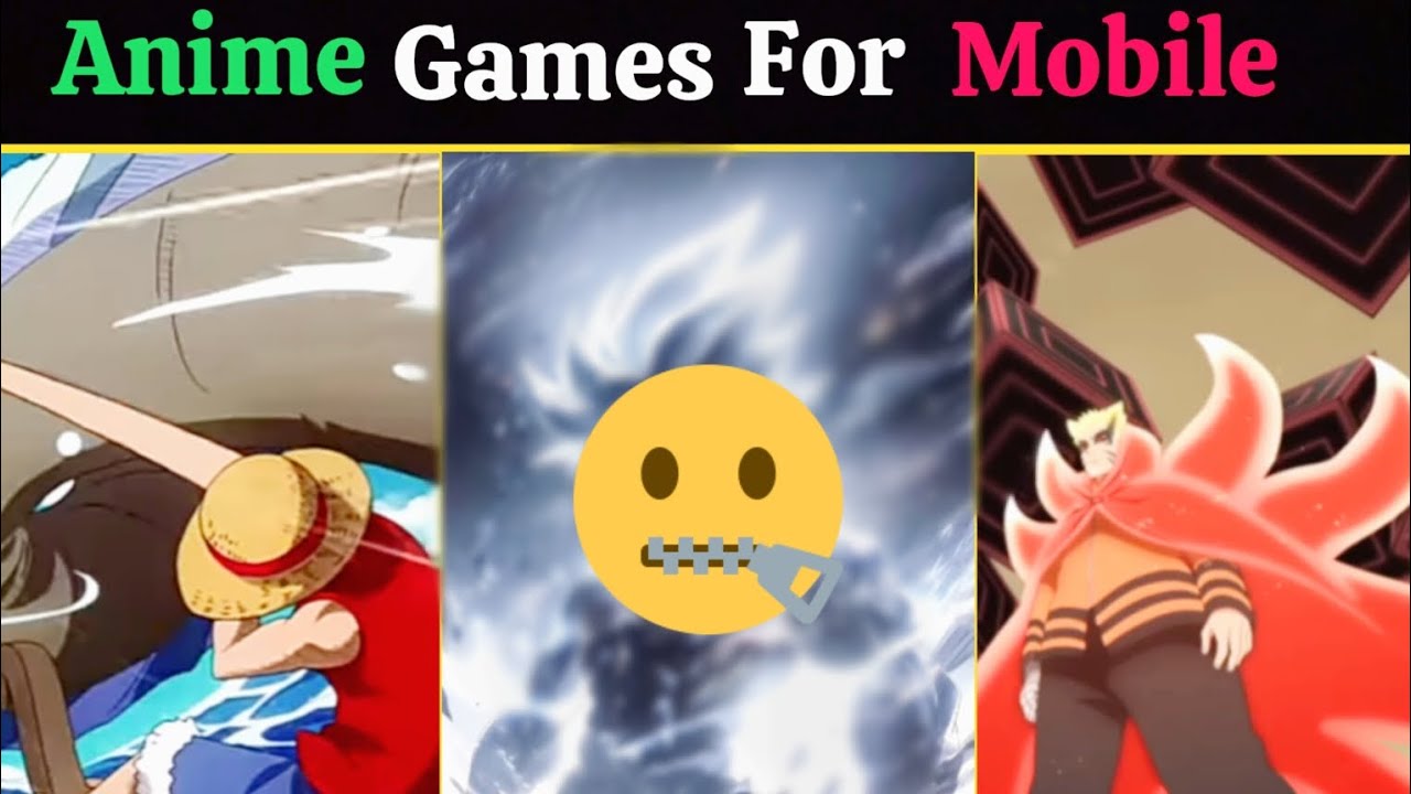 Top 5 must play ANIME GAMES: unleash your inner Hero. - YouTube