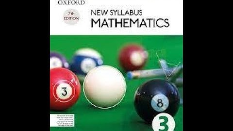 New Oxford Mathematics 7th Edition Book 3 Ex 13c Q20,21,22