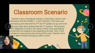 Group 2 (Lesson 1: Organizing the Physical Environment and Lesson 2: Managing Student's Behavior)