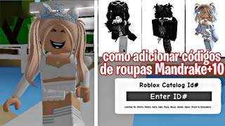 ROUPAS MANDRAKES #shorts #shortsvideo #Roblox#brookhaven 