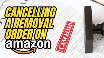 How To Cancel A Removal Order on Amazon