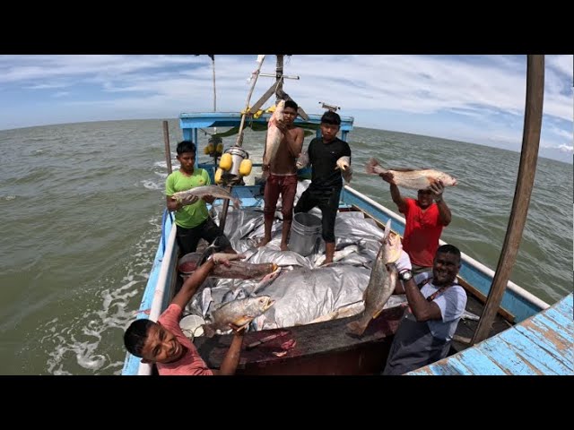 FISHING ON THE VENEZUELAN BORDER #WAINI RIVER MOUTH class=